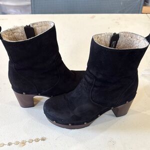 Black Suede Ankle Boots